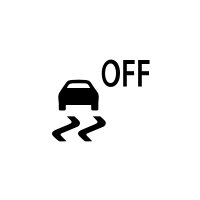 Lampka ostrzegawcza sygnalizująca niedostępność systemu kontroli toru jazdy (ESC) oraz układu przeciwpoślizgowego kół napędowych
