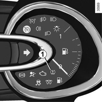 E-Guide.renault.com / Clio-4-Ph2 / Pozwól By Technologia W Twoim Samochodzie Była Ci Pomocna / Sygnał Ostrzegający O Utracie Ciśnienia W Oponach